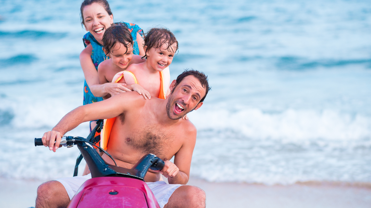 Image 4 people on jet ski in Venice, FL